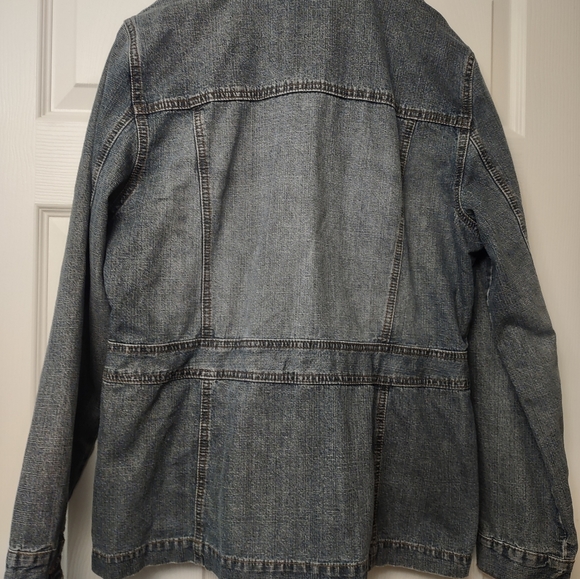 Contrast Women's Jean Jacket Size 15 - Picture 2 of 13